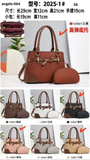 [angels-064] carteras lazo y mini cartera