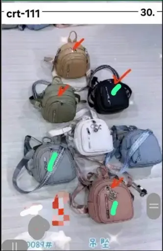 [CRT111] Cartera pequeña tipo mochila