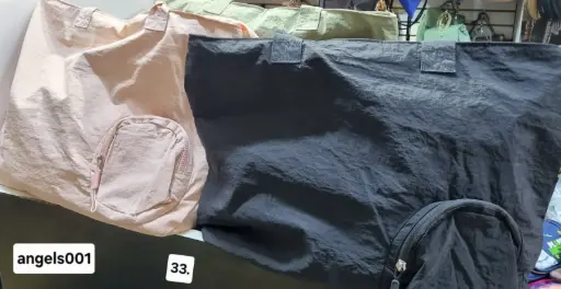 [angels-001-1] Bolso tela arrugada